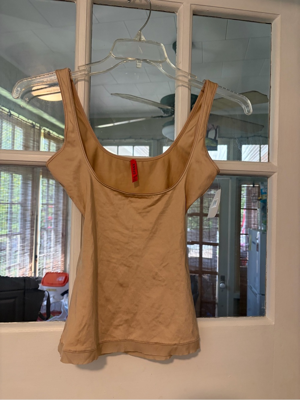 SPANX Nude Scoop Neck Shaping Tank nwt